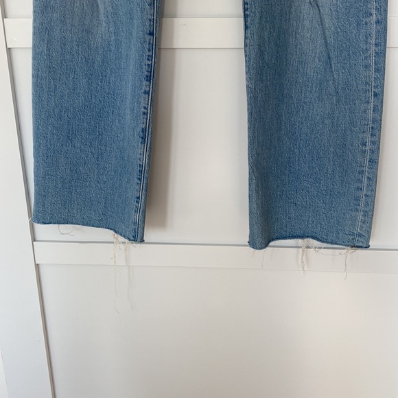 Levis Ribcage Straight Jeans with Knee Rips 32x32 - Picture 13 of 14